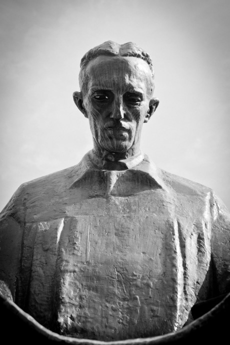 Stop staring, Nikola. You're freaking people out.