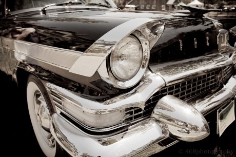 I would gladly trade today’s sleek, plastic, aerodynamic cars for the gleaming-chrome authority of this bygone era. By comparison, today’s cars sort of look like suppositories.